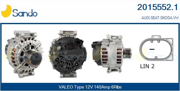 Alternatore SANDO 2015552.1
