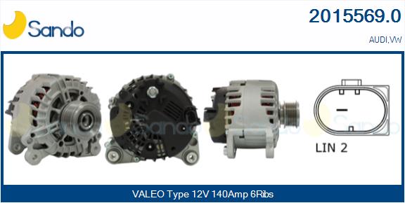 Alternatore SANDO 2015569.0
