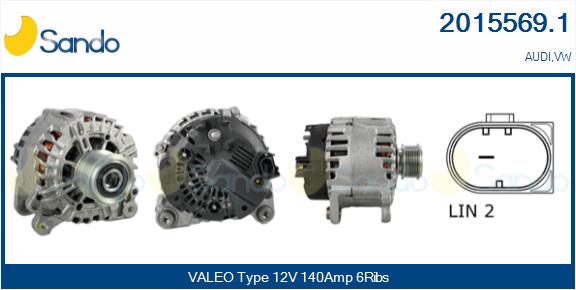 Alternatore SANDO 2015569.1