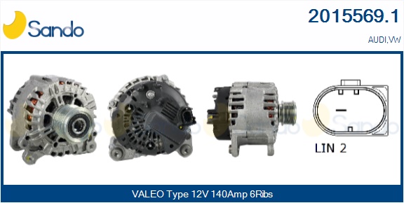  ALTERNATORE (ORIGINALE) AUDI.VW
