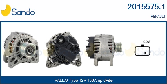  ALTERNATORE (ORIGINALE) RENAULT KANGOO 1.5DCI 09-