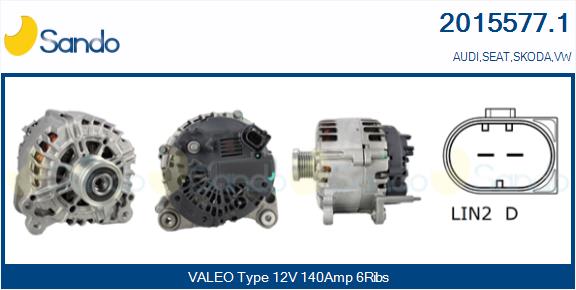 Alternatore SANDO 2015577.1