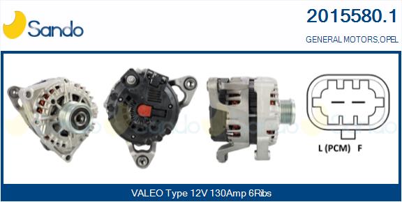 Alternatore SANDO 2015580.1
