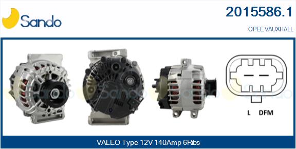 Alternatore SANDO 2015586.1