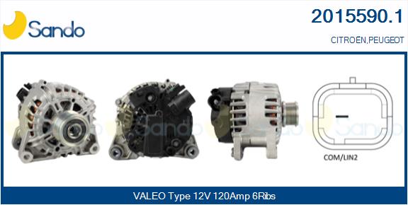 Alternatore SANDO 2015590.1