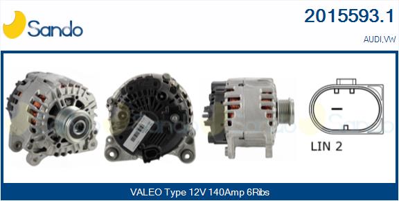 Alternatore SANDO 2015593.1