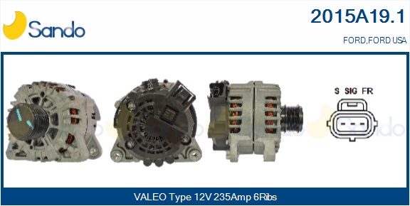 Alternatore SANDO 2015A19.1