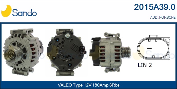 Alternatore SANDO 2015A39.0