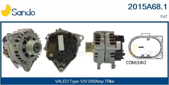  ALTERNATORE (ORIGINALE) FIAT DUCATO 2.3 D 19-