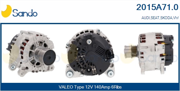 Alternatore SANDO 2015A71.0