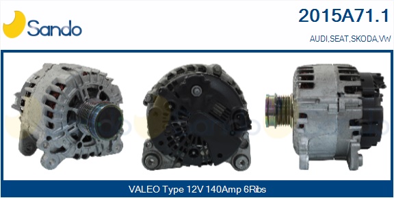 Alternatore SANDO 2015A71.1