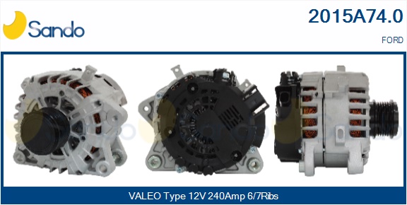 Alternatore SANDO 2015A74.0