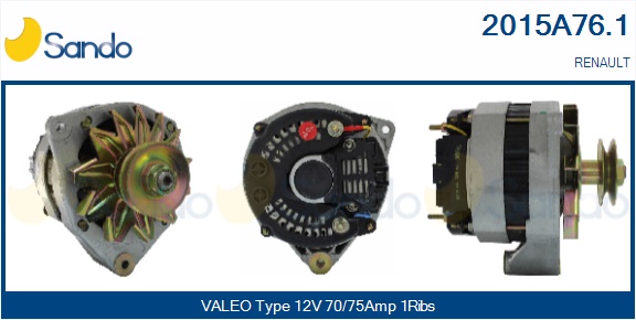 Alternatore SANDO 2015A76.1