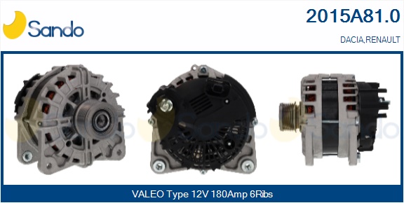 Alternatore SANDO 2015A81.0