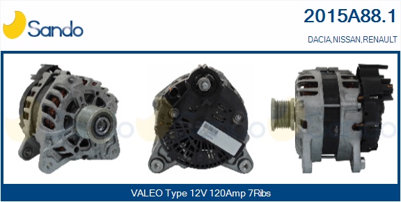 Alternatore SANDO 2015A88.1