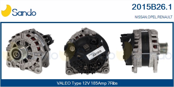 Alternatore SANDO 2015B26.1