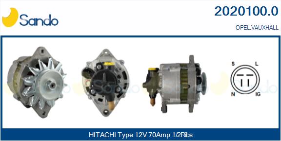  ALTERNATORE (ADATTABILE) OPEL CORSA B 1.5D -01