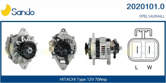  ALTERNATORE (ADATTABILE) OPEL CORSA B 1.5TD -00