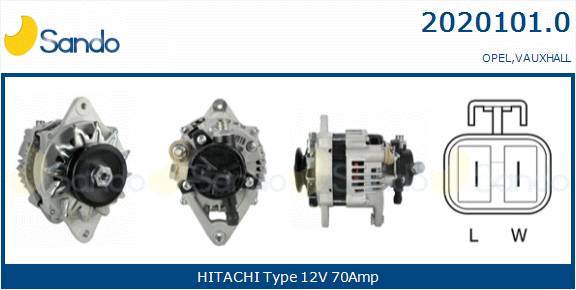  ALTERNATORE (ADATTABILE) OPEL CORSA B 1.5TD -00