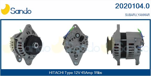  ALTERNATORE (ADATTABILE) SUBARU LIBERO -00