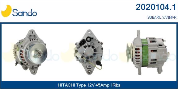 Alternatore SANDO 2020104.1