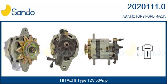 Alternatore SANDO 2020111.0
