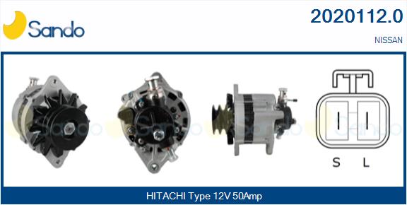 Alternatore SANDO 2020112.0