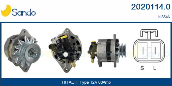 Alternatore SANDO 2020114.0