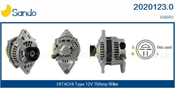 Alternatore SANDO 2020123.0