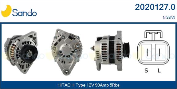 Alternatore SANDO 2020127.0