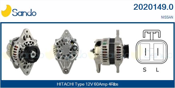 Alternatore SANDO 2020149.0
