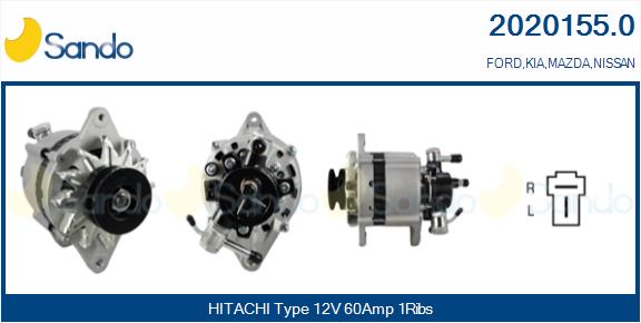 Alternatore SANDO 2020155.0