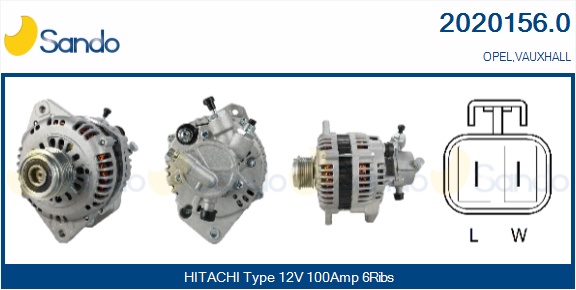  ALTERNATORE (ADATTABILE) OPEL MERIVA 1.7DTI -10