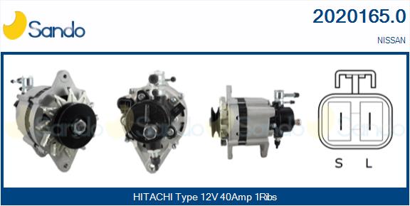 Alternatore SANDO 2020165.0