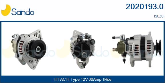  ALTERNATORE (ADATTABILE) ISUZI D-MAX 2.5DID 02-