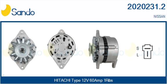 Alternatore SANDO 2020231.2