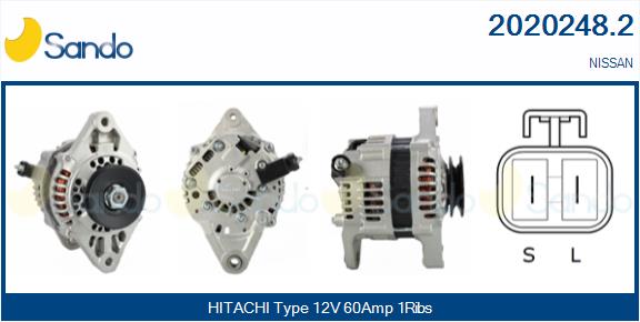 Alternatore SANDO 2020248.2