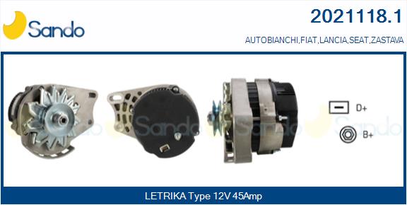 Alternatore SANDO 2021118.1