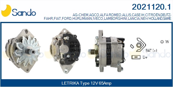  ALTERNATORE (ORIGINALE ) FIAT DUCATO 2.5TD -94