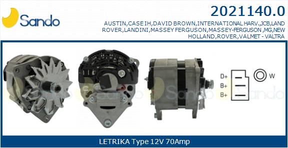  ALTERNATORE (ADATTABILE) ROVER 200 1.4-95