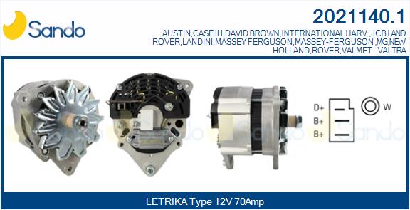 Alternatore SANDO 2021140.1