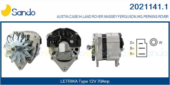 Alternatore SANDO 2021141.1