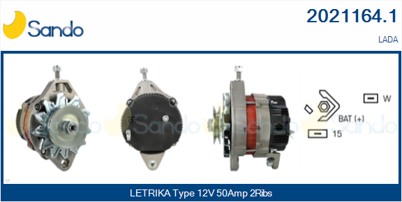 Alternatore SANDO 2021164.1