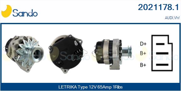 Alternatore SANDO 2021178.1