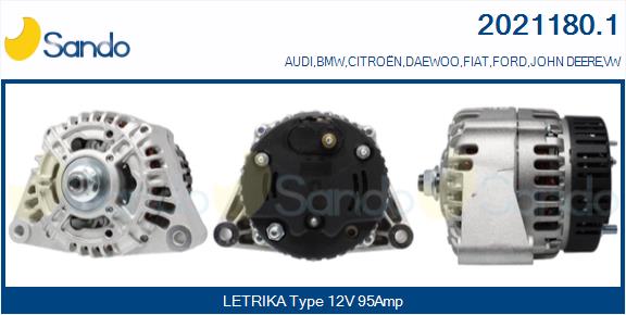 Alternatore SANDO 2021180.1