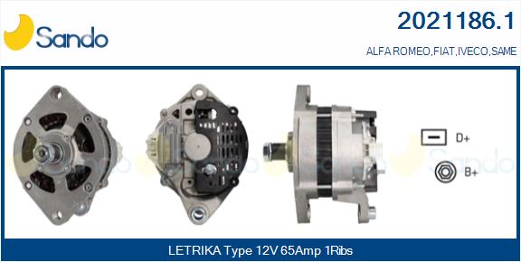 Alternatore SANDO 2021186.1