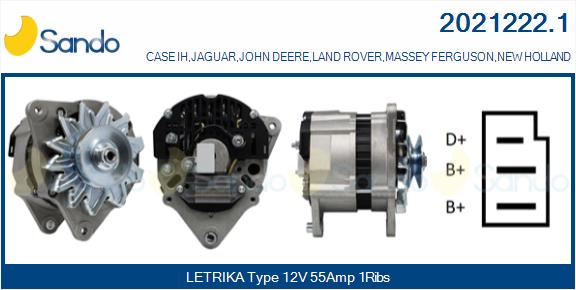 Alternatore SANDO 2021222.1