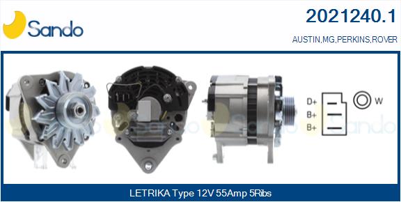 Alternatore SANDO 2021240.1