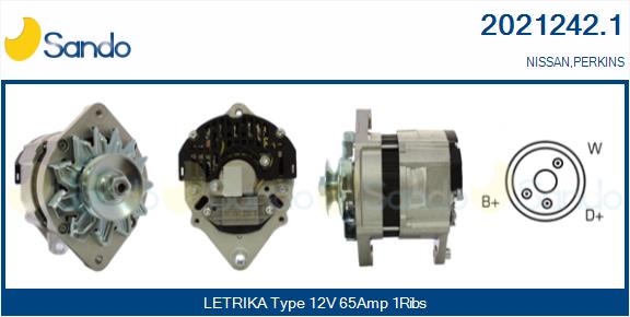 Alternatore SANDO 2021242.1