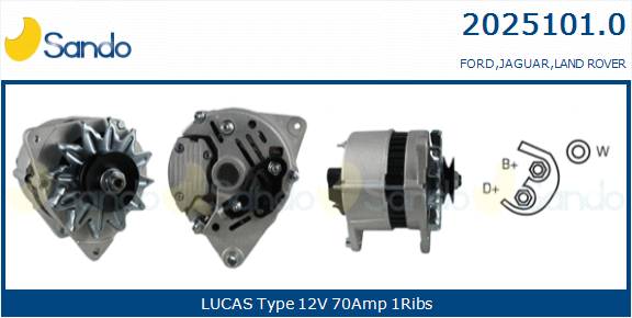 SANDO ALT.RE(ADATTABILE) FORD ESCORT 1.3 -92